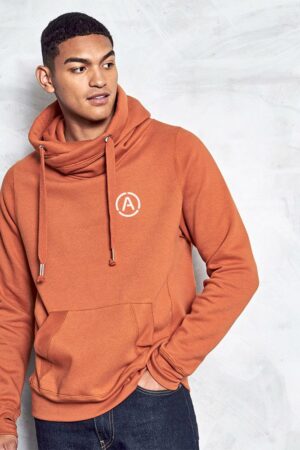 Just Hoods Cross Neck Hoodie