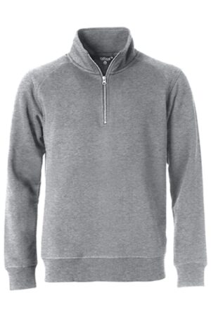Clique Classic Half Zip grijsmelange 5XL