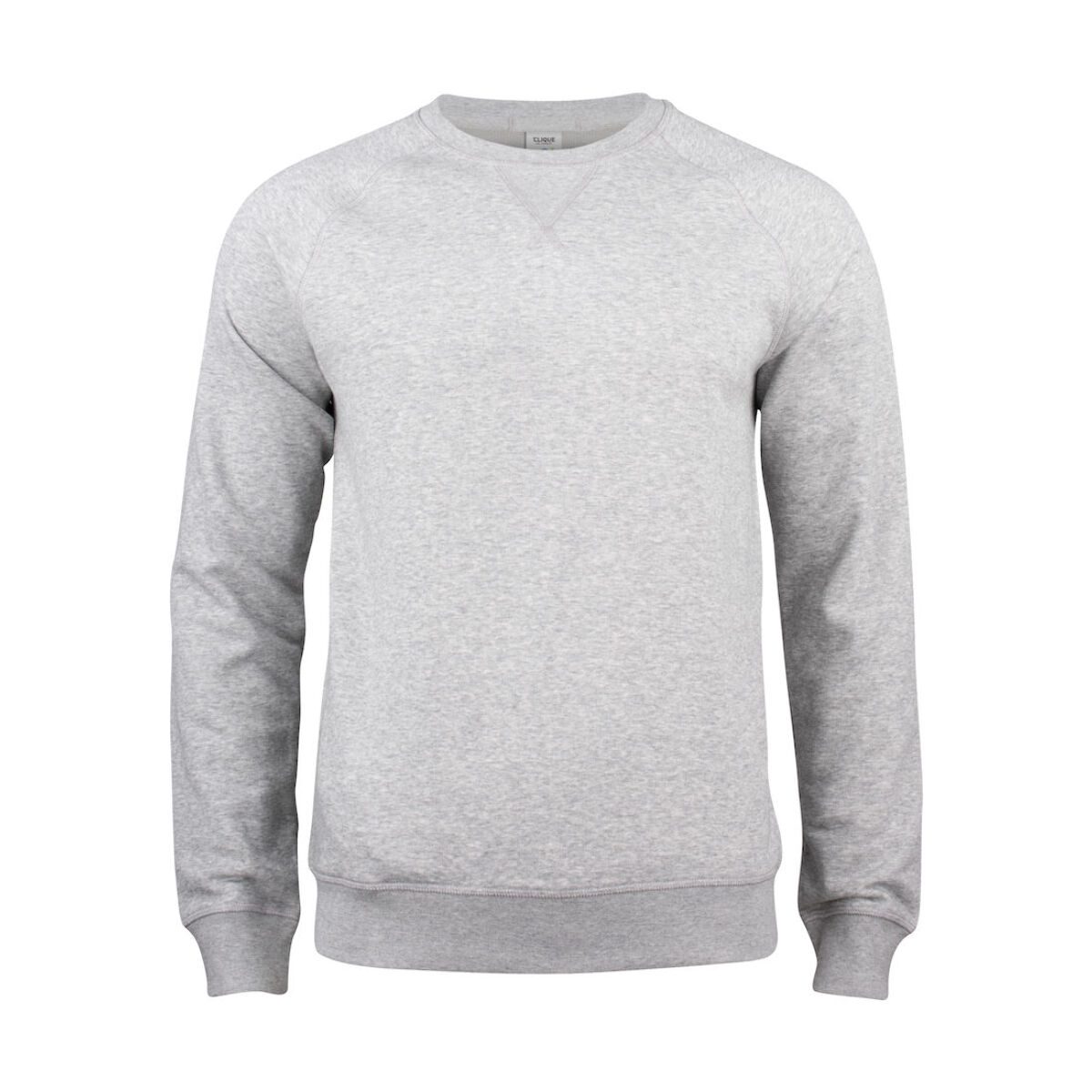 Clique Premium OC Roundneck grijsmelange 4XL