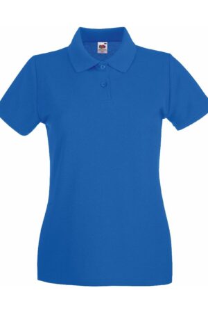 Fruit of the loom Lady-Fit Premium Polo Royal Blue XXL