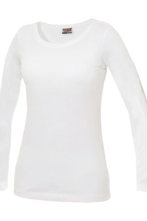 Clique Carolina L/S wit XXL