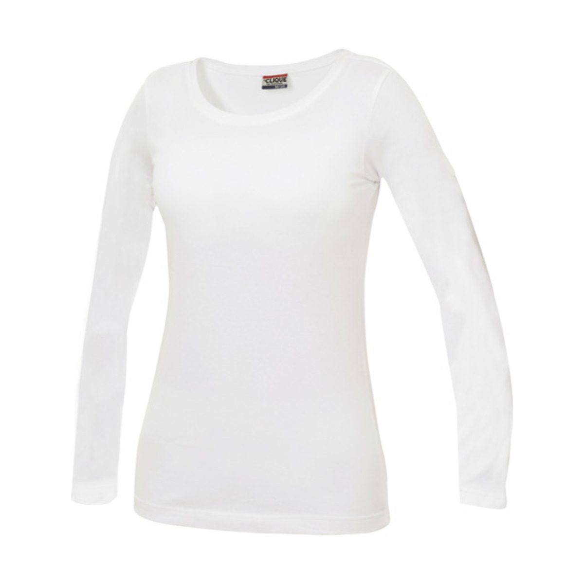 Clique Carolina L/S wit XXL