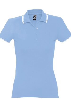 Sol's Practice Women Sky Blue White XXL