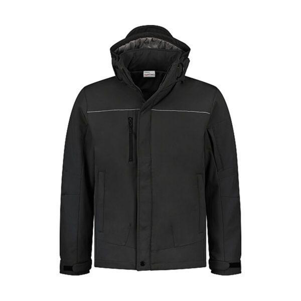 Santino  Softshell Jacket Stockholm Black 5XL