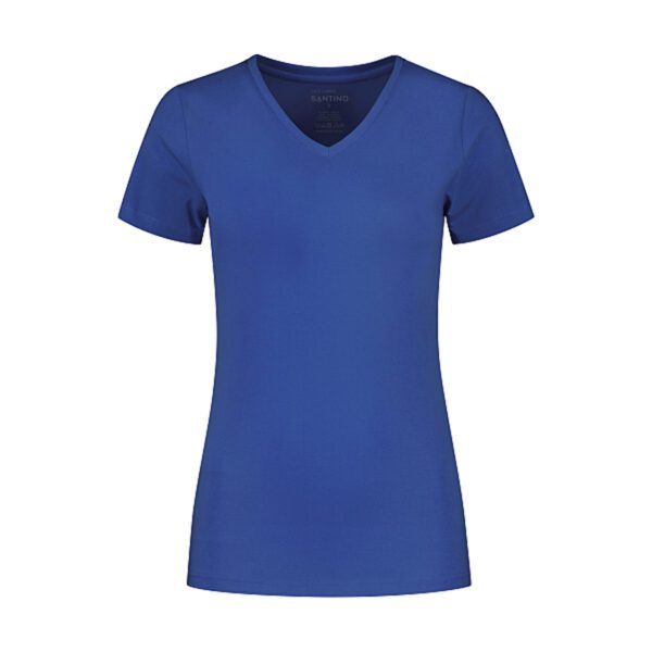 Santino  T-shirt Jazz Ladies V-neck Royal Blue XXL