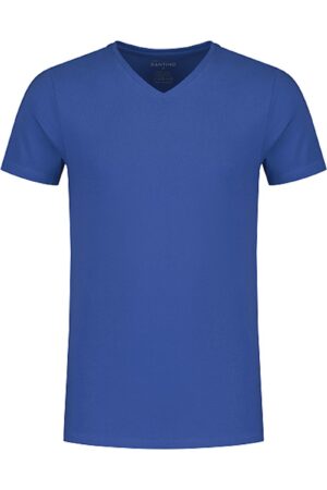 Santino  T-shirt Jazz V-neck Royal Blue XXL