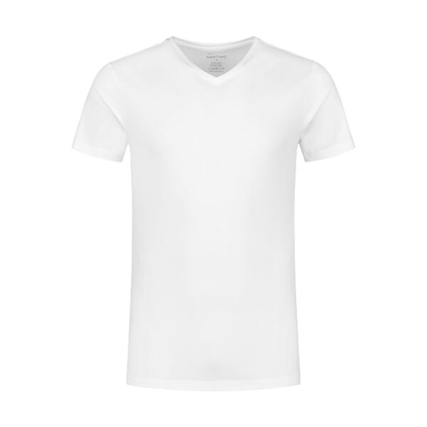 Santino  T-shirt Jazz V-neck White XXL