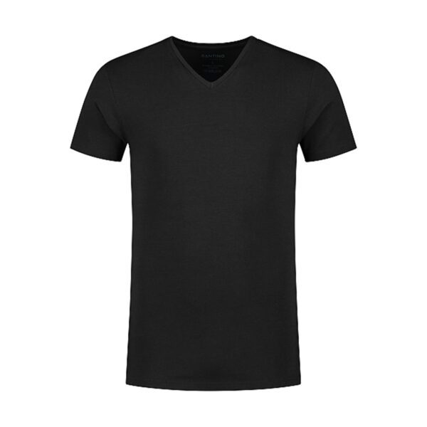 Santino  T-shirt Jonaz V-neck Black XXL