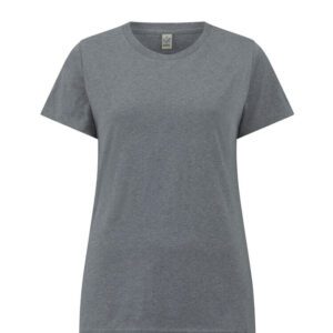 EarthPositive Women's Classic Jersey T-shirt Melange Grey XXL