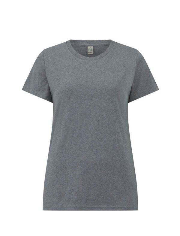 EarthPositive Women's Classic Jersey T-shirt Melange Grey XXL