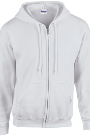 Gildan Sweater Hooded Full Zip HeavyBlend for him Ash XXL