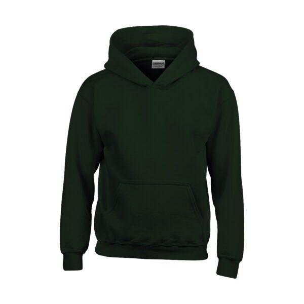 Gildan Sweater Hooded HeavyBlend for kids Forest Green XS
