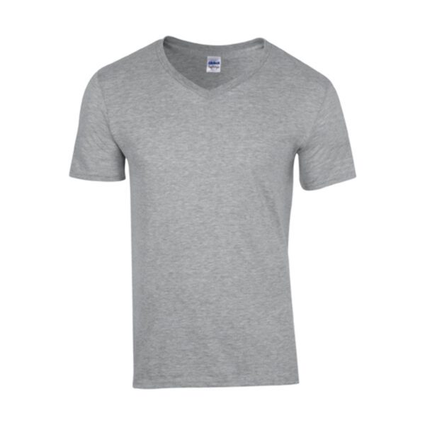 Gildan T-shirt V-Neck SoftStyle SS for him Sports Grey XXL