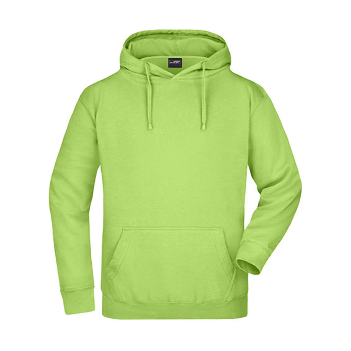 James & Nicholson Hooded Sweat Lime Green XXL