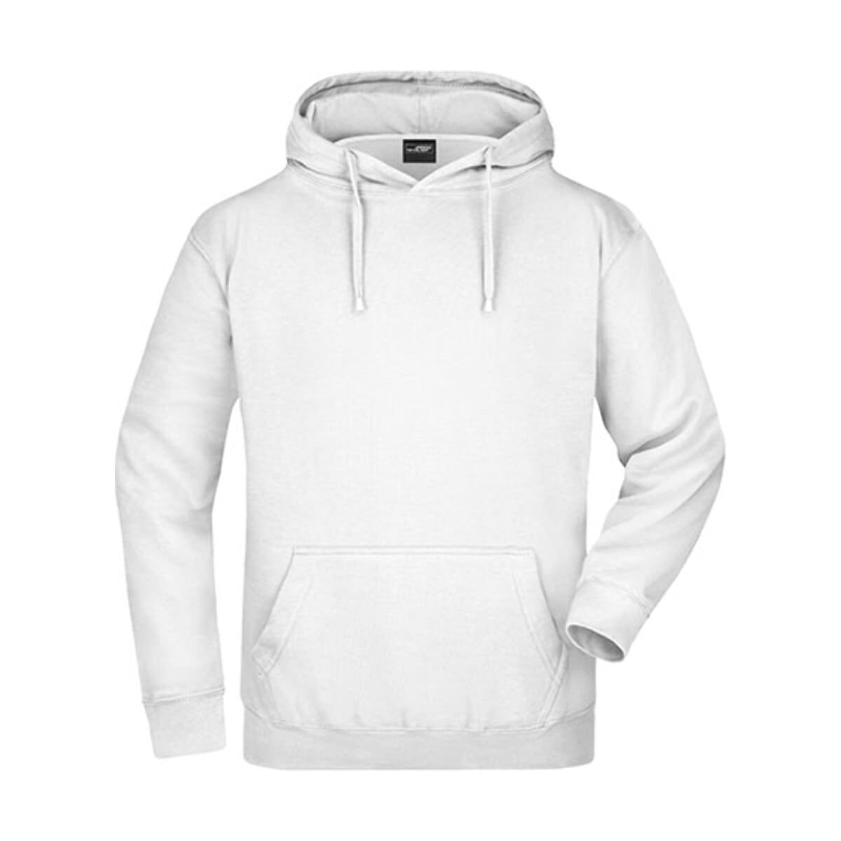 James & Nicholson Hooded Sweat White XXL