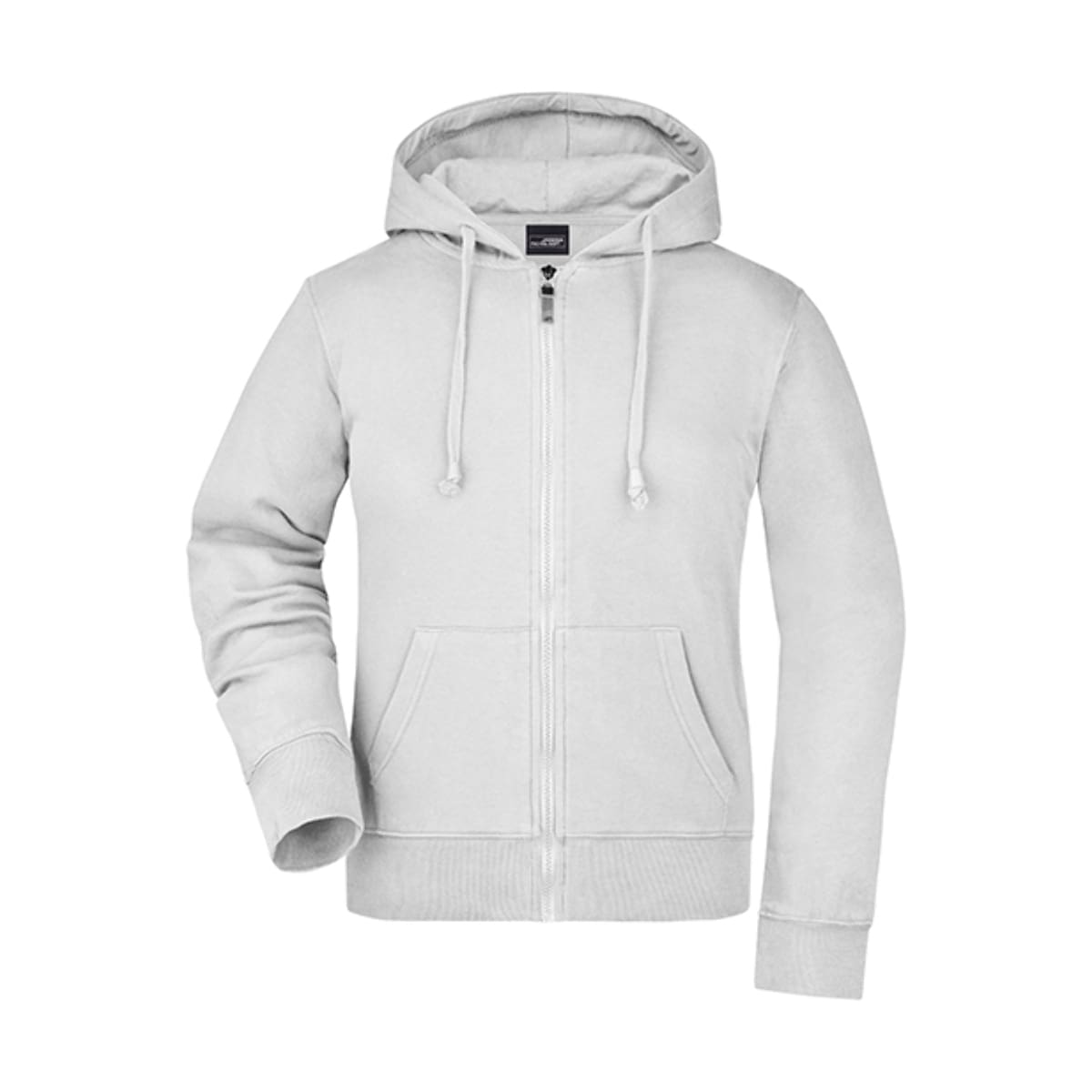 James & Nicholson Ladies´ Hooded Jacket White XXL
