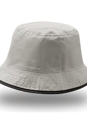 Atlantis Bucket Pocket Hat Black Grey ONE SIZE