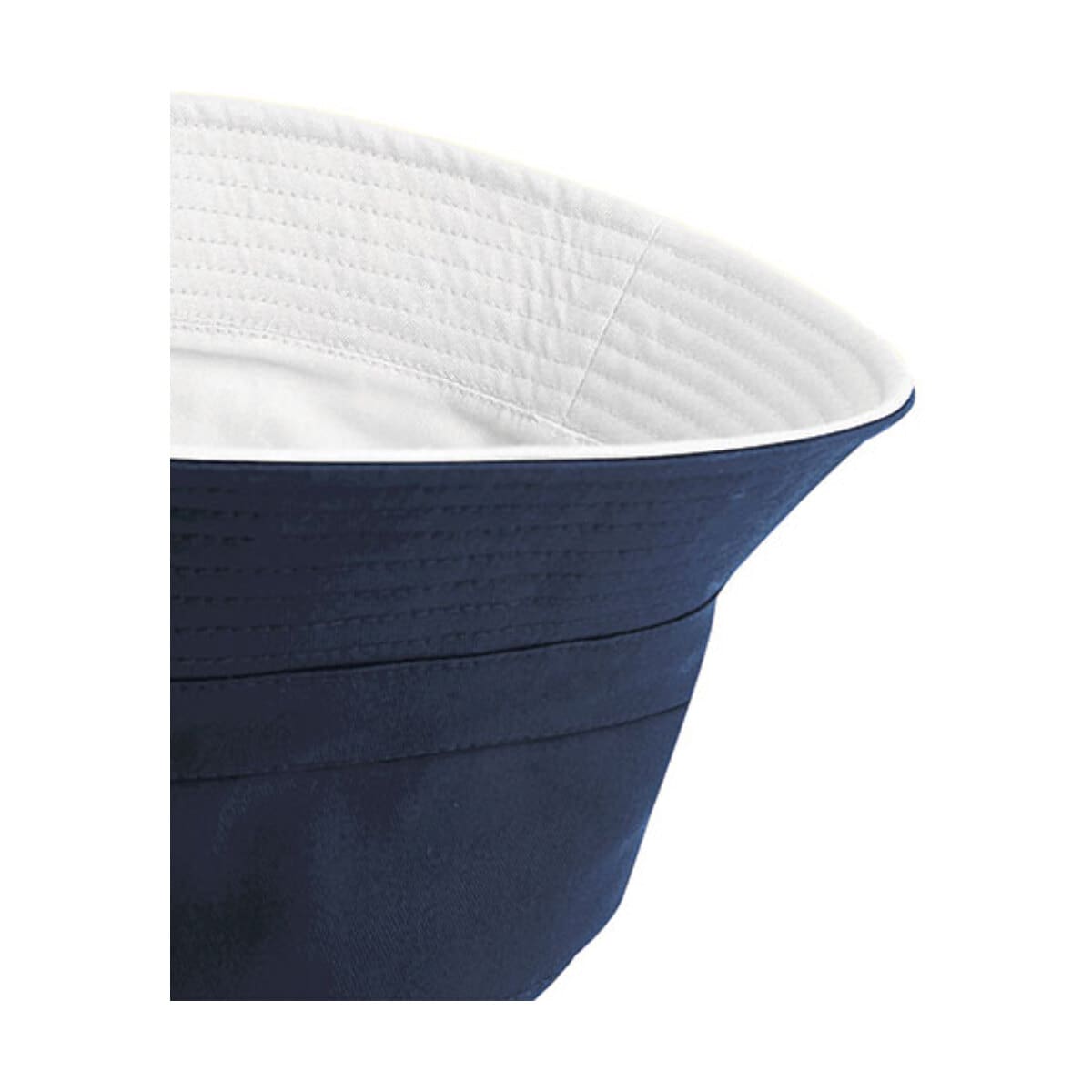Beechfield Reversible Bucket Hat French Navy White L/XL