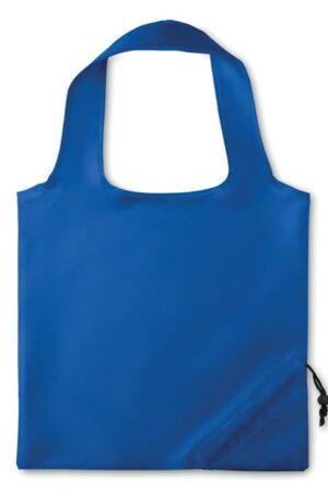 Opvouwbare 210D polyester boodschappentas Royal Blue