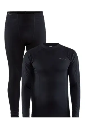 Craft Core Warm Baselayer Set Men Black XXL