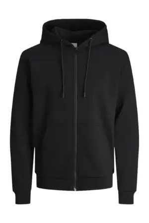 Jack & Jones Brody Sweat Zip Hood Black XXL