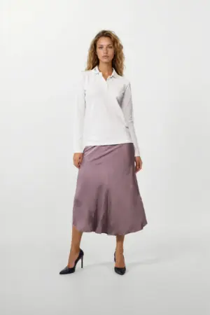 Stretch Premium Polo Women LS