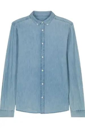 Stanley&Stella Stanley Denim Shirt Light Wash 5XL