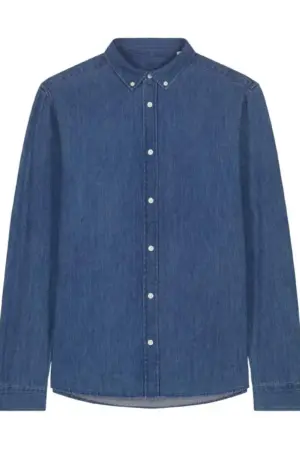 Stanley&Stella Stanley Denim Shirt Mid Wash 5XL