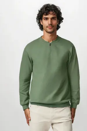 Softstyle Midweight 1/4 Zip Sweater